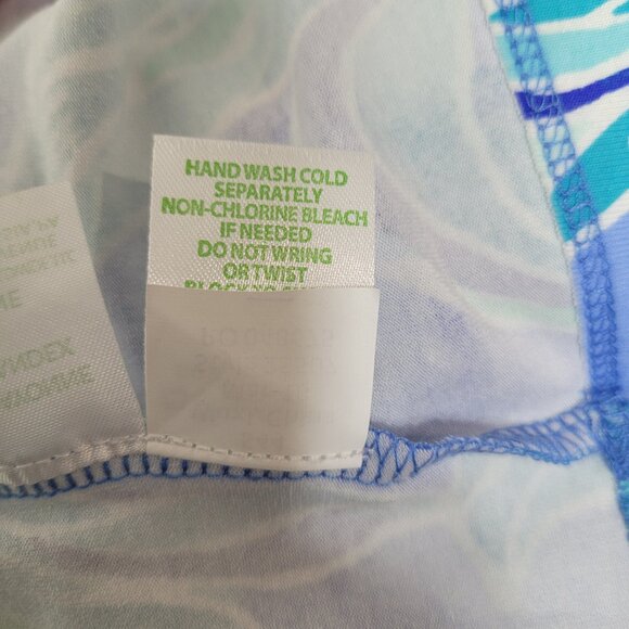 Lilly Pulitzer Laurana Off Shoulder Dress XS Bennet Blue Celestial Seas NWT - Picture 10 of 10